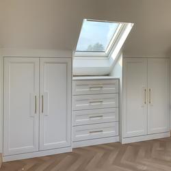 <p>Regency fitted loft bedroom wardrobes &#8211; Chorlton</p>
