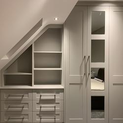 Loft room fitted wardrobes – Disley